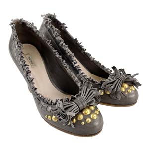 ミュウミュウ 34 1/2 ヒール