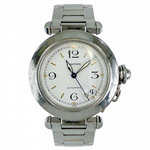 カルティエ パシャC ビッグデイト ステンレススチール シルバー W31015M7 腕時計