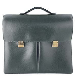 ルイ・ヴィトン タイガ セルヴィエット カザン エセピア ビジネスバッグ