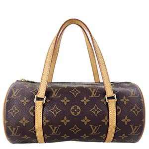 ルイ・ヴィトン モノグラム パピヨン26 ブラウン ハンドバッグ