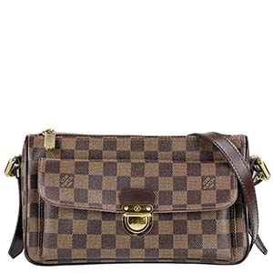 ルイ・ヴィトン ダミエ エべヌ ラヴェッロGM ブラウン ショルダーバッグ