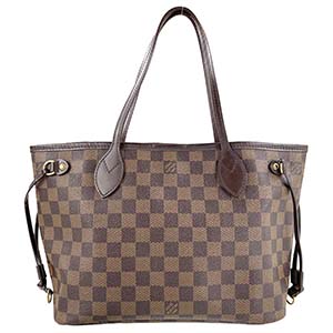 ルイ・ヴィトン ダミエ エベヌ ネヴァーフルPM ブラウン トートバッグ