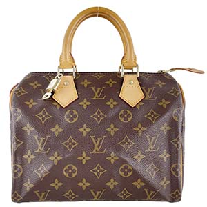 ルイ・ヴィトン モノグラム スピーディ25 ブラウン ハンドバッグ