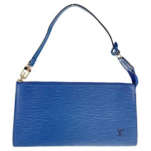 ルイ・ヴィトン エピ ポシェット アクセソワール トレドブルー ポーチ