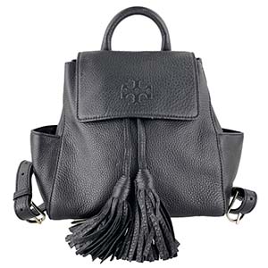 トリーバーチ レザー ブラック ティア リュック