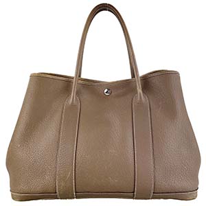 エルメス ガーデンパーティPM ネゴンダ エトゥープ トートバッグ