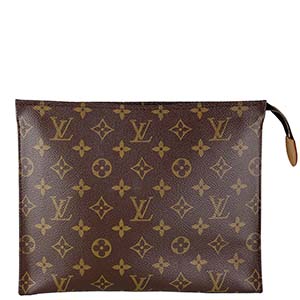 ルイ・ヴィトン モノグラム ポッシュ トワレット26 ブラウン ポーチ