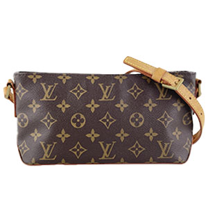 ルイ・ヴィトン モノグラム トロター ブラウン ショルダーバッグ