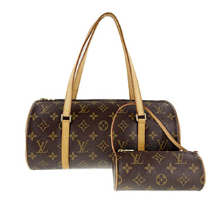 ルイ・ヴィトン モノグラム パピヨン30 ブラウン ハンドバッグ