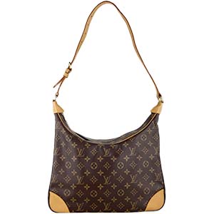 ルイ・ヴィトン モノグラム ブローニュ35 ブラウン ショルダーバッグ