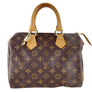 ルイ・ヴィトン モノグラム スピーディ25 ブラウン ハンドバッグ