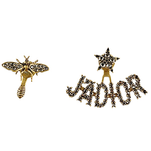 ディオール ジャディオール ゴールドメッキ ストーン ピアス