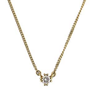 ジュエリー ダイヤモンド K18 D0.11ct ゴールド K18 ネックレス