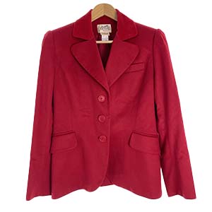 エルメス カシミヤ レッド ジャケット