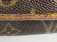 ヘリ部分の汚れ モノグラム ティカルPM ブラウン ハンドバッグ M40078