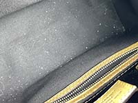 内装の汚れ モノグラム ヴェルニ リードPM アマラント ハンドバッグ M91993