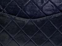 背面の擦れ剥げ マトラッセ 23㎝ ラムスキン ブラック ショルダーバッグ A01113
