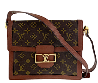 ルイ・ヴィトン モノグラム サック ドーフィーヌ ブラウン 2WAY ショルダーバッグ M51410