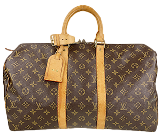 ルイ・ヴィトン モノグラム キーポル45 ブラウン ボストンバッグ M41428