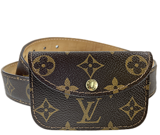 ルイ・ヴィトン モノグラム サンチュール ポシェット ソロ ポーチ付き ベルト  M6948W