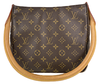 ルイ・ヴィトン モノグラム ルーピングMM ブラウン ショルダーバッグ  M51146