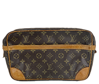 ルイ・ヴィトン モノグラム コンピエーニュ28 ブラウン セカンドバッグ M51845