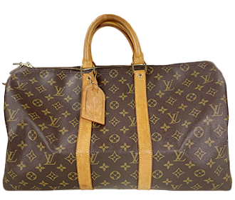 ルイ・ヴィトン モノグラム キーポル45 ブラウン ボストンバッグ M41428