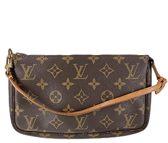 ルイ・ヴィトン モノグラム ポシェット アクセソワール ブラウン ポーチ　M51980