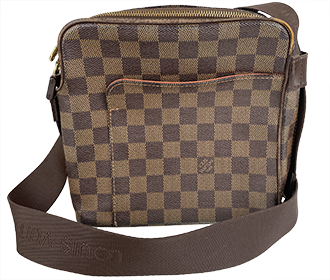 ダミエ エベヌ オラフPM ブラウン ショルダーバッグ N41442