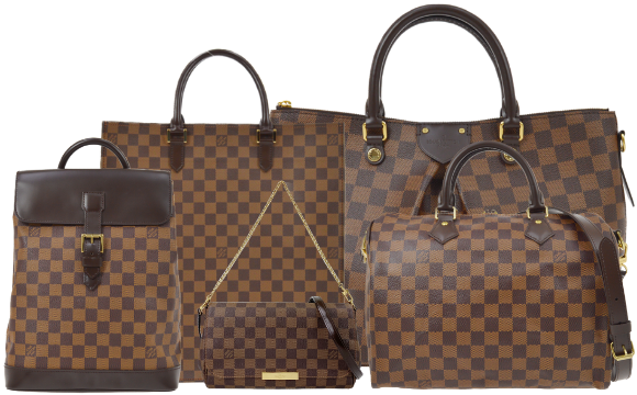 LOUIS VUITTON オーバーニュ ワンショルダーバッグ ダミエ エベヌダミエサイズ