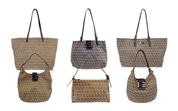 楽天市場】【バッグ】FENDI フェンディ ズッキーノ トートバッグ